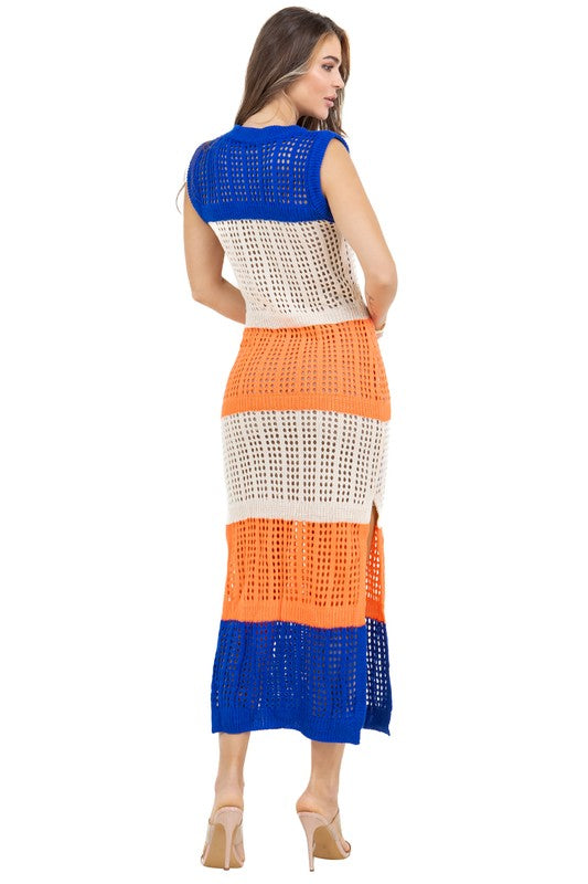 WOMEN FASHION CROCHET LONG MAXI DRESS – By Claude | ClozArt