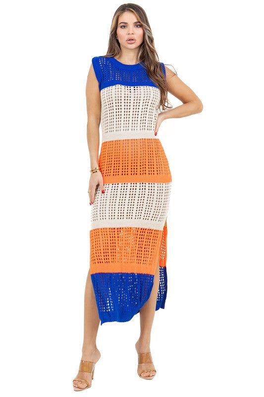 WOMEN FASHION CROCHET LONG MAXI DRESS – By Claude | ClozArt