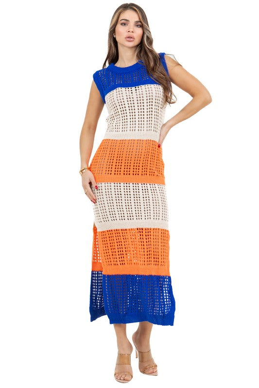 WOMEN FASHION CROCHET LONG MAXI DRESS – By Claude | ClozArt