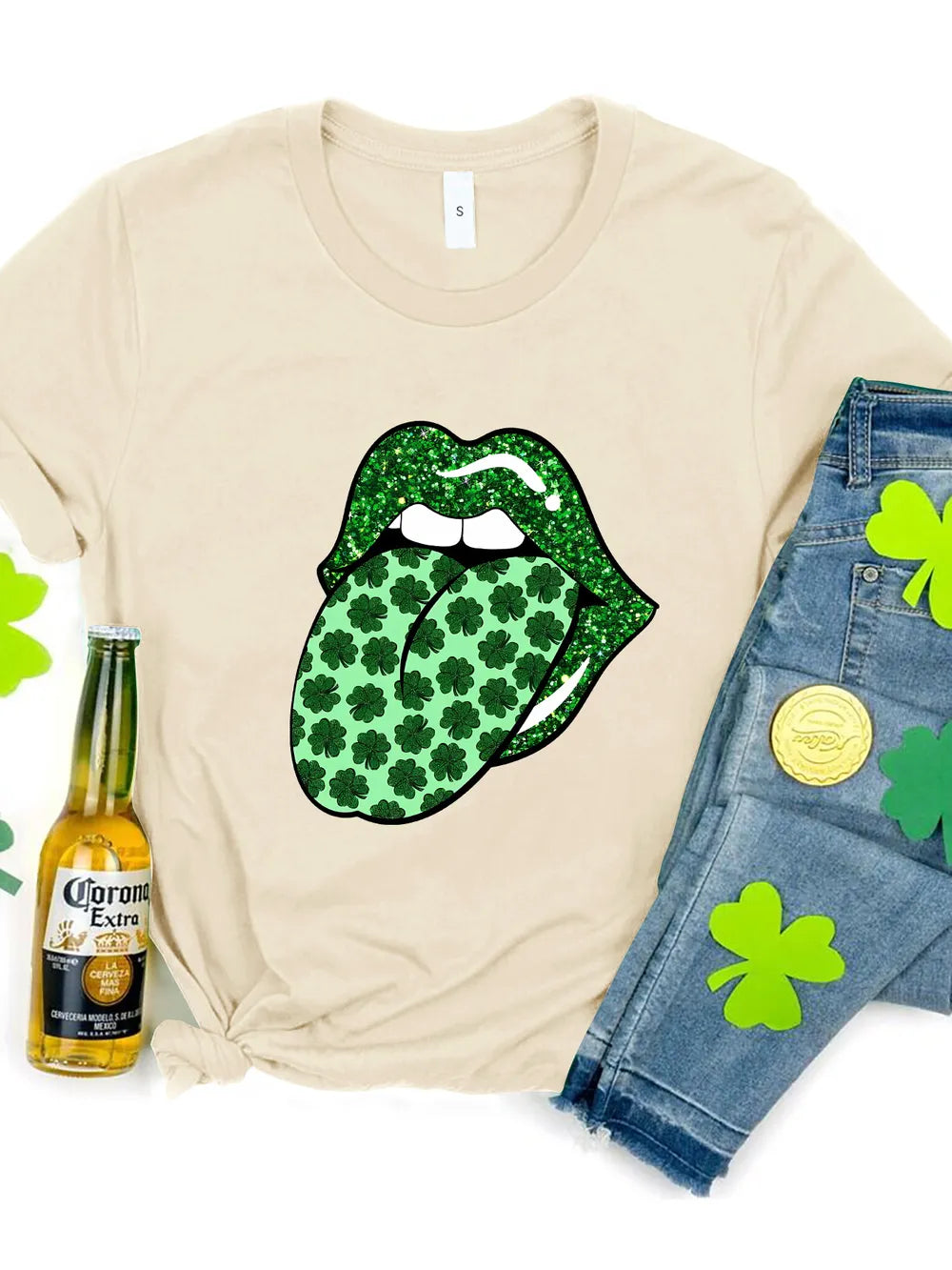 Saint Patrick's Day Round Neck T-Shirt – Trendsi | ClozArt