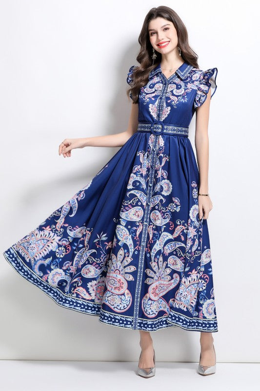 WOMEN FASHION LONG MAXI DRESS – By Claude | ClozArt