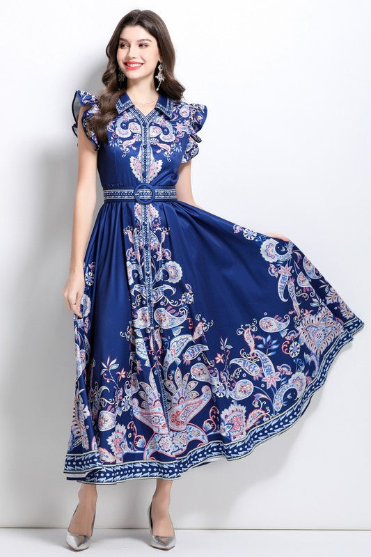 WOMEN FASHION LONG MAXI DRESS – By Claude | ClozArt