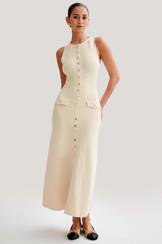WOMEN FASHION LONG MAXI KNIT DRESS – By Claude | ClozArt