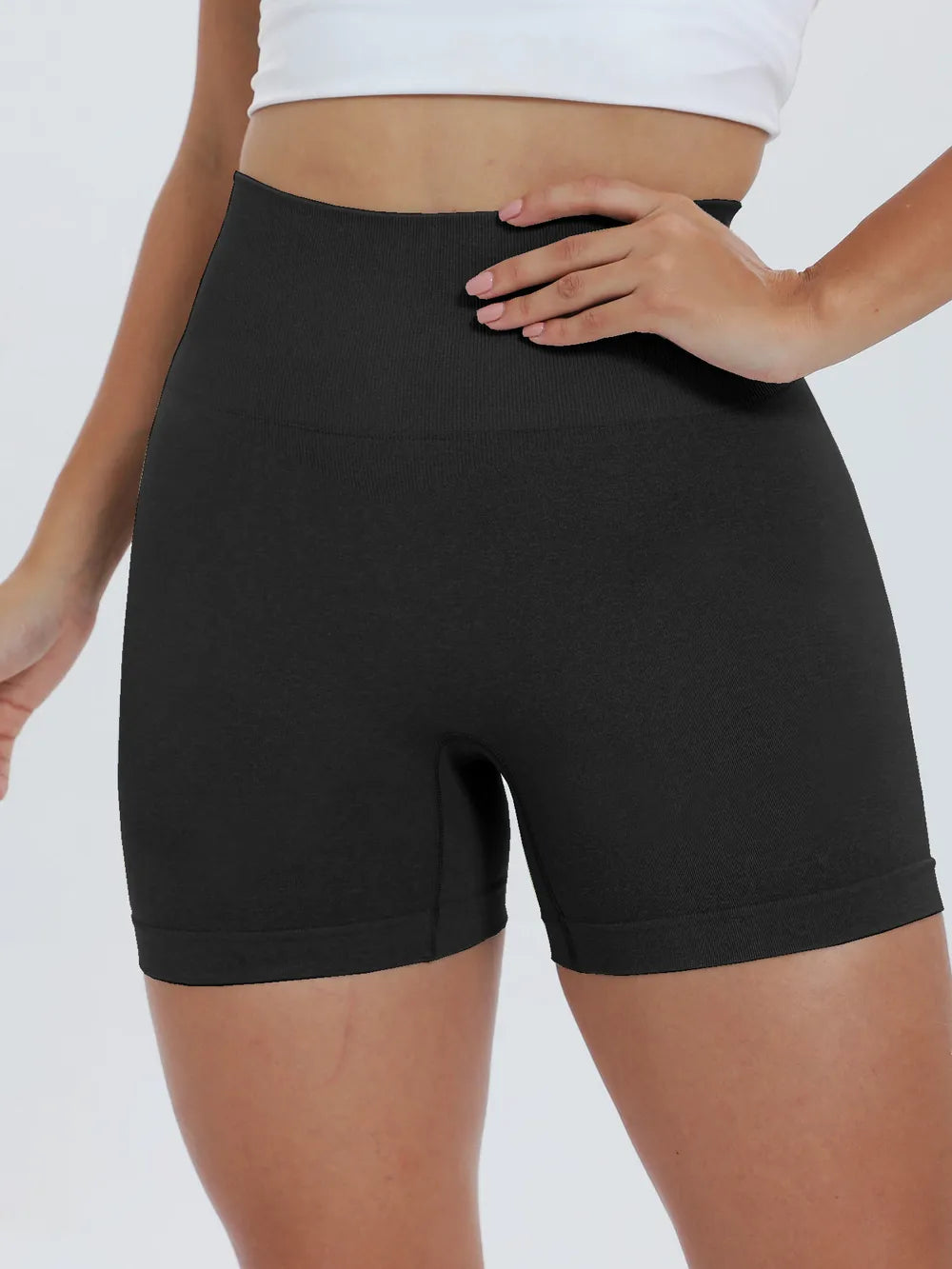 High Waist Active Shorts – Trendsi | ClozArt