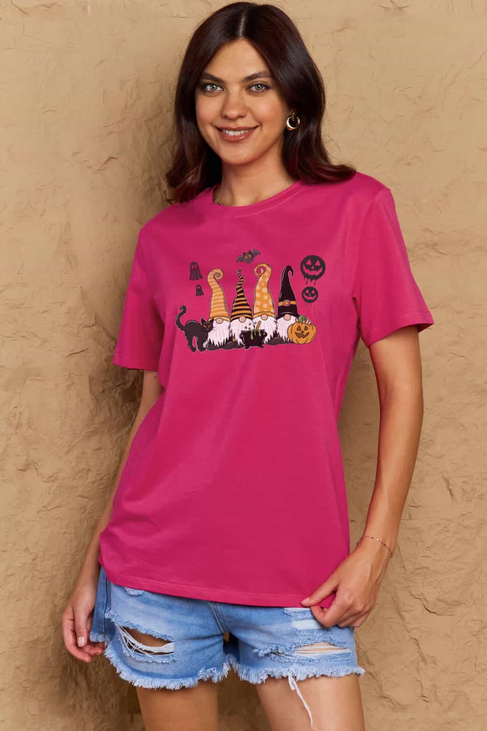 Simply Love Full Size Halloween Theme Graphic Cotton T-Shirt – Trendsi | ClozArt