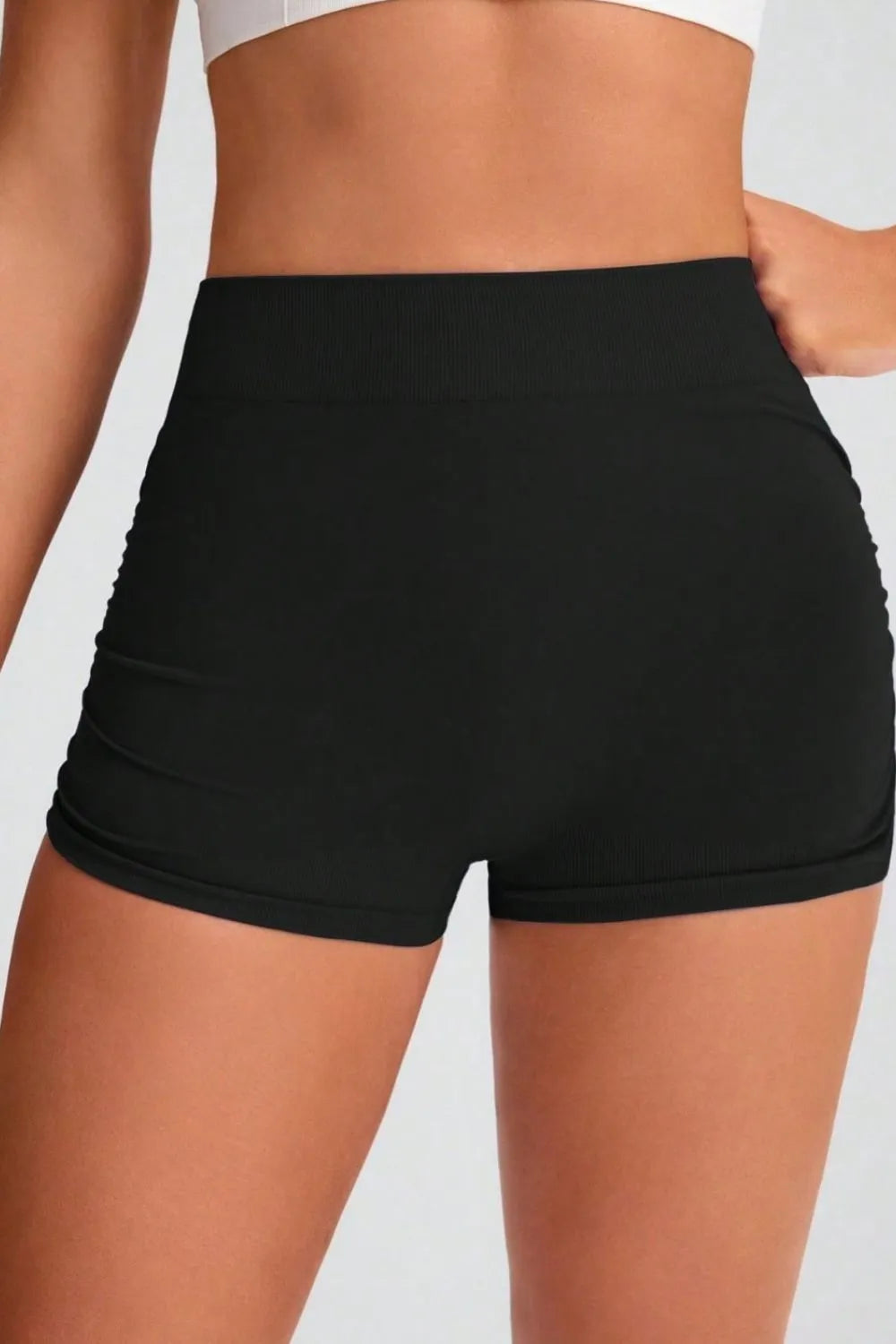 Elastic Waist Active Shorts – Trendsi | ClozArt