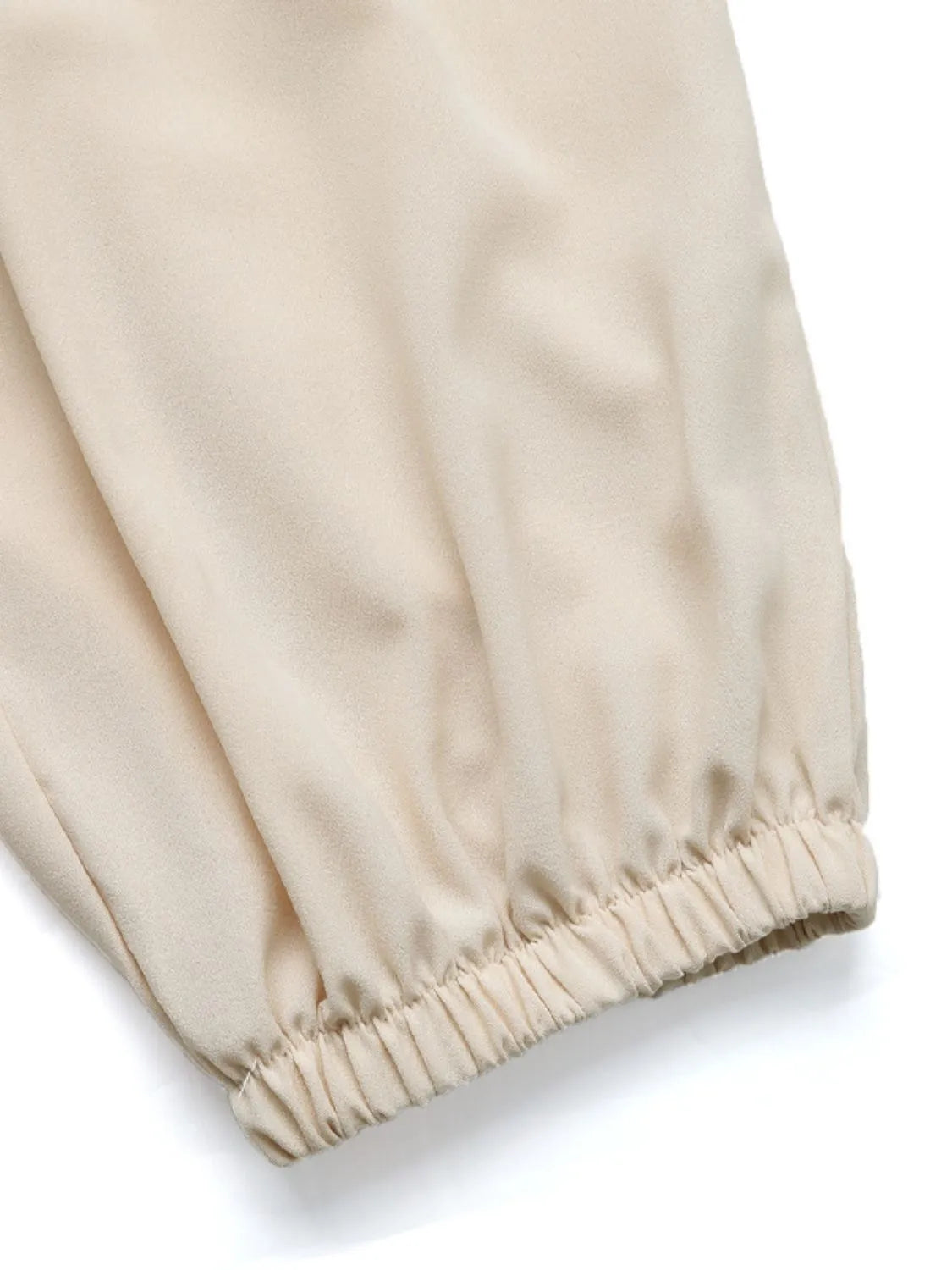 Ruched High Waist Joggers – Trendsi | ClozArt