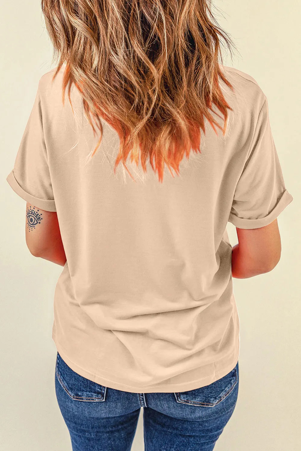 Sequin Round Neck Short Sleeve T-Shirt – Trendsi | ClozArt