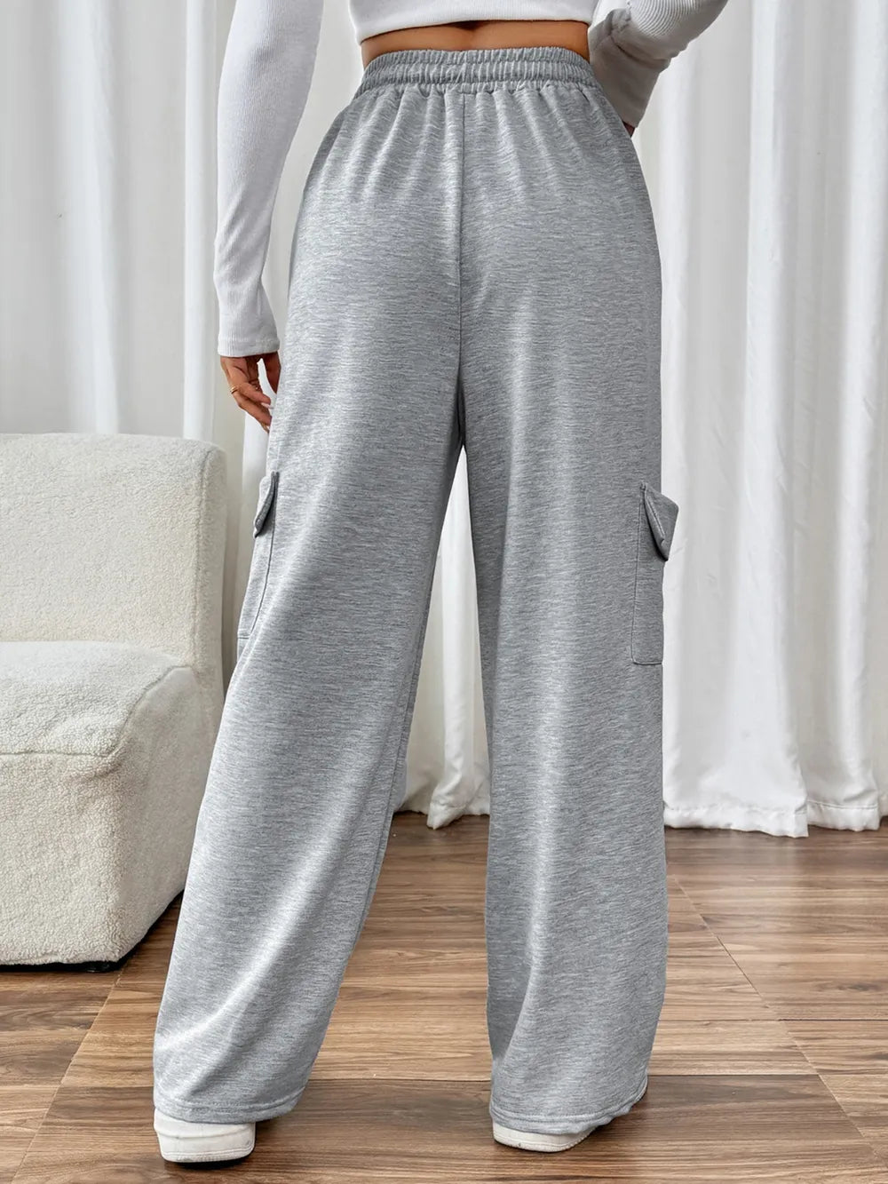 Perfee Drawstring Wide Leg Pants with Pockets – Trendsi | ClozArt