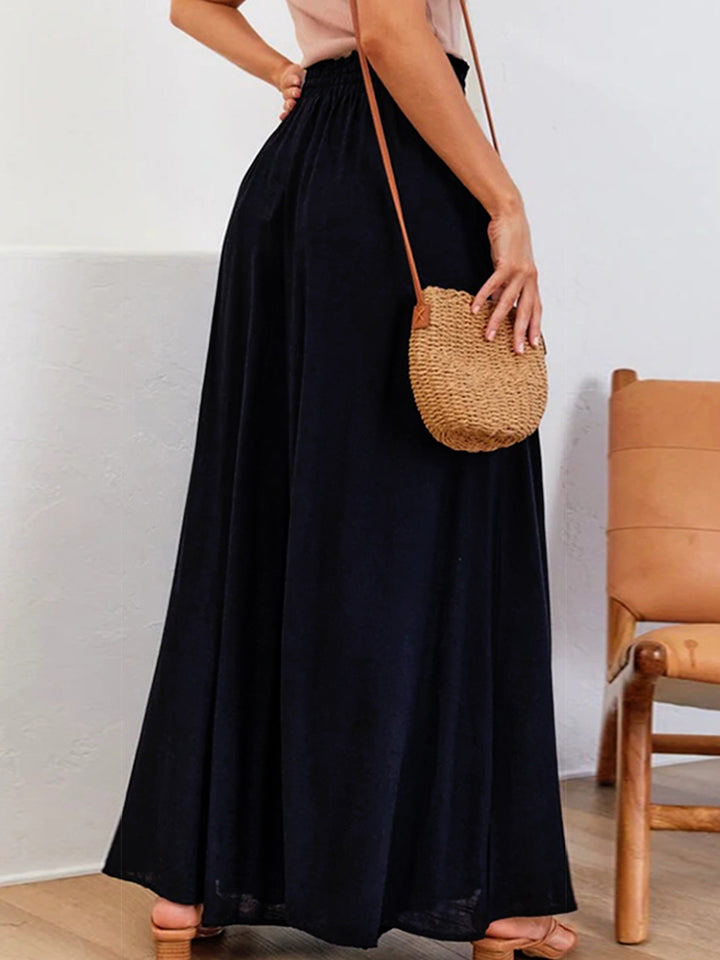 Drawstring Waist Wide Leg Pants – Trendsi | ClozArt