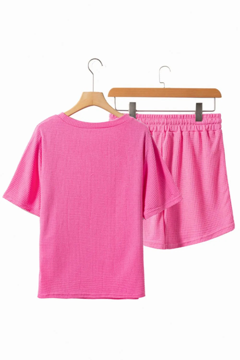 Waffle Sequin Floral MAMA Bow Graphic Top and Shorts Set – Trendsi | ClozArt