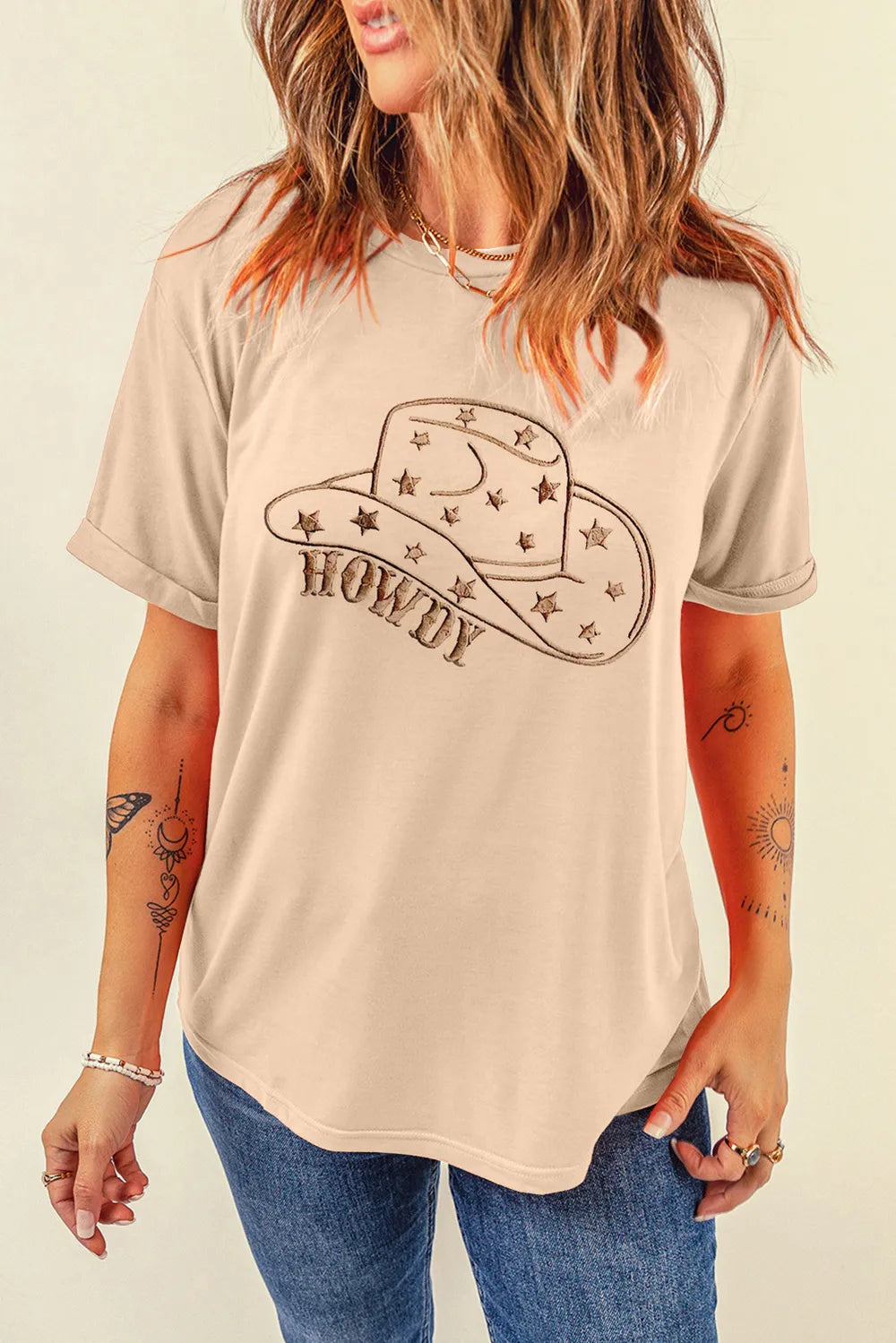 Hat Graphic Round Neck Short Sleeve T-Shirt – Trendsi | ClozArt