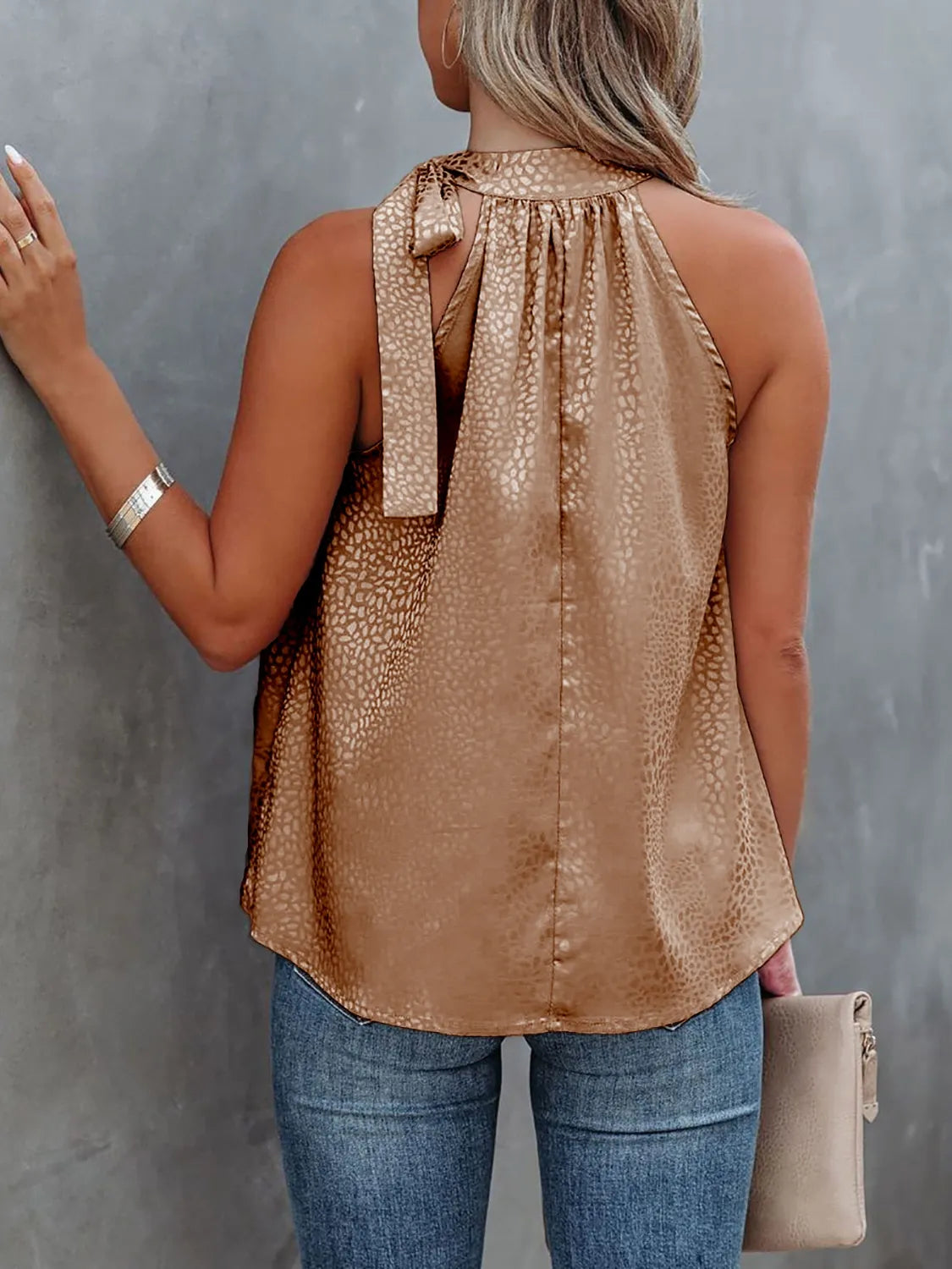 Animal Print Tied Cami – Trendsi | ClozArt