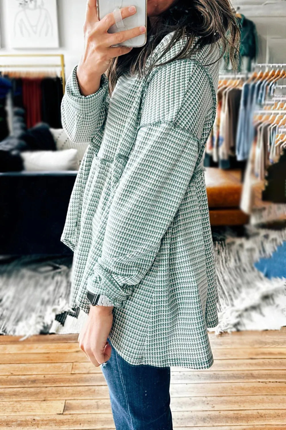 Exposed Seams Round Neck Dropped Shoulder T-Shirt – Trendsi | ClozArt