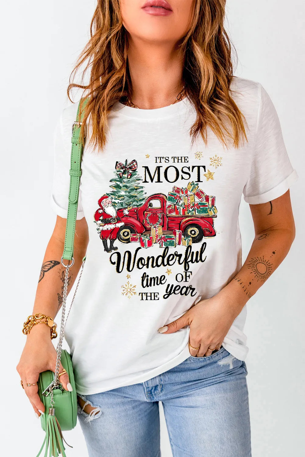 Graphic Round Neck Short Sleeve T-Shirt – Trendsi | ClozArt
