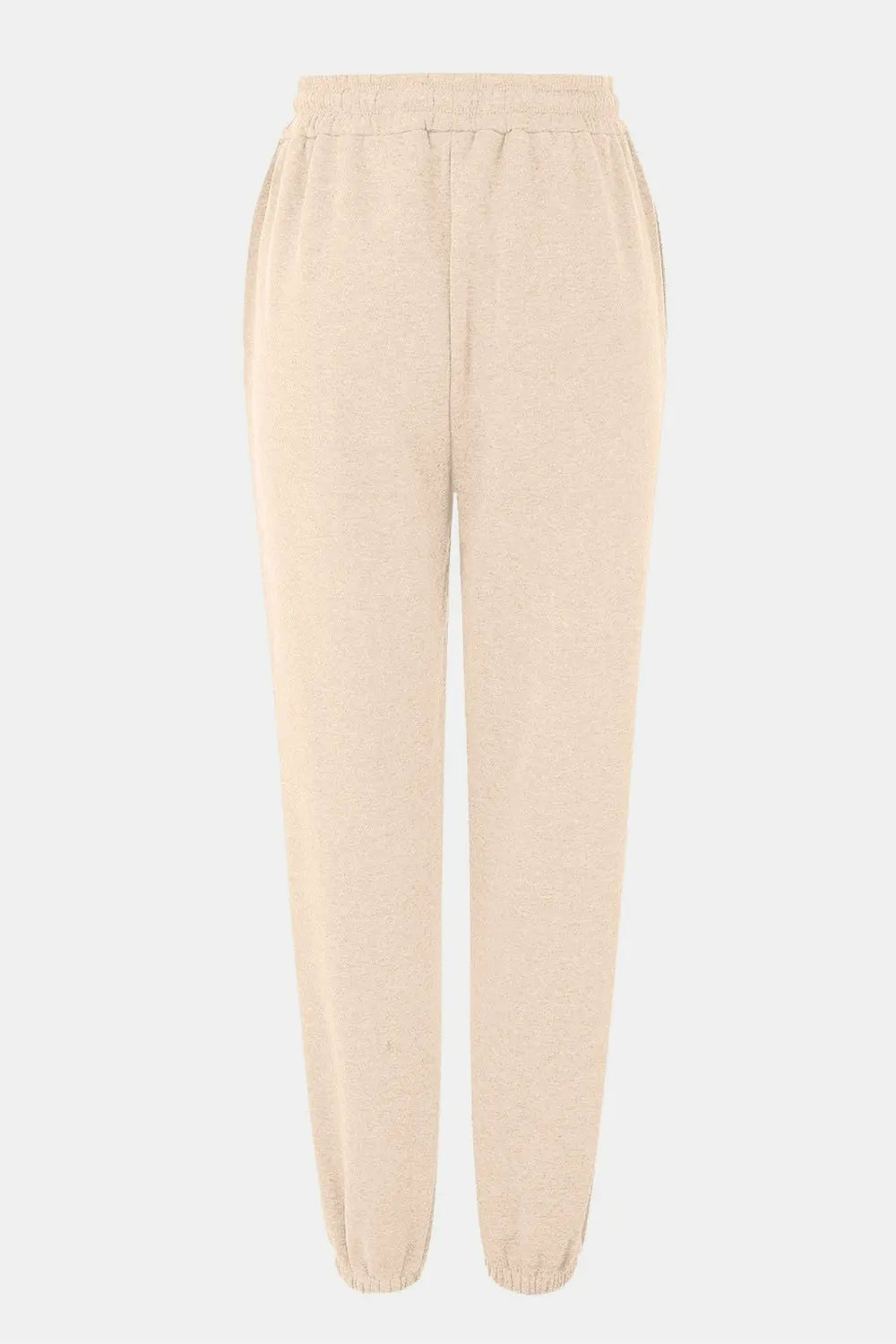 Elastic Waist Joggers with Pockets – Trendsi | ClozArt