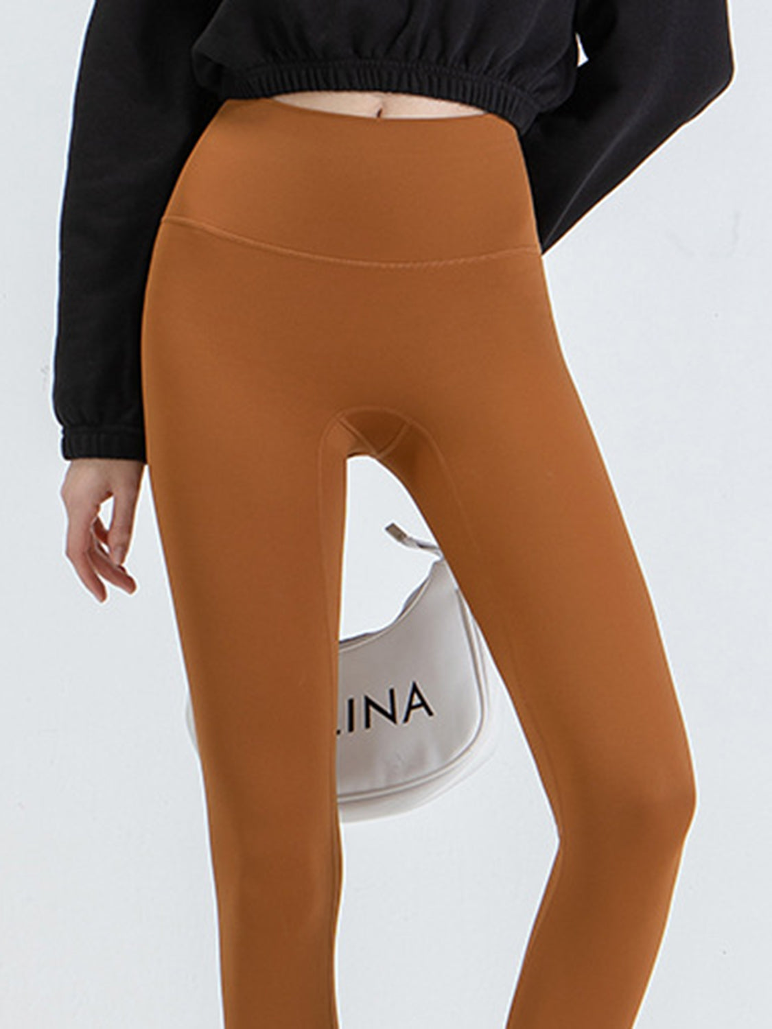 Wide Waistband Sports Leggings – Trendsi | ClozArt