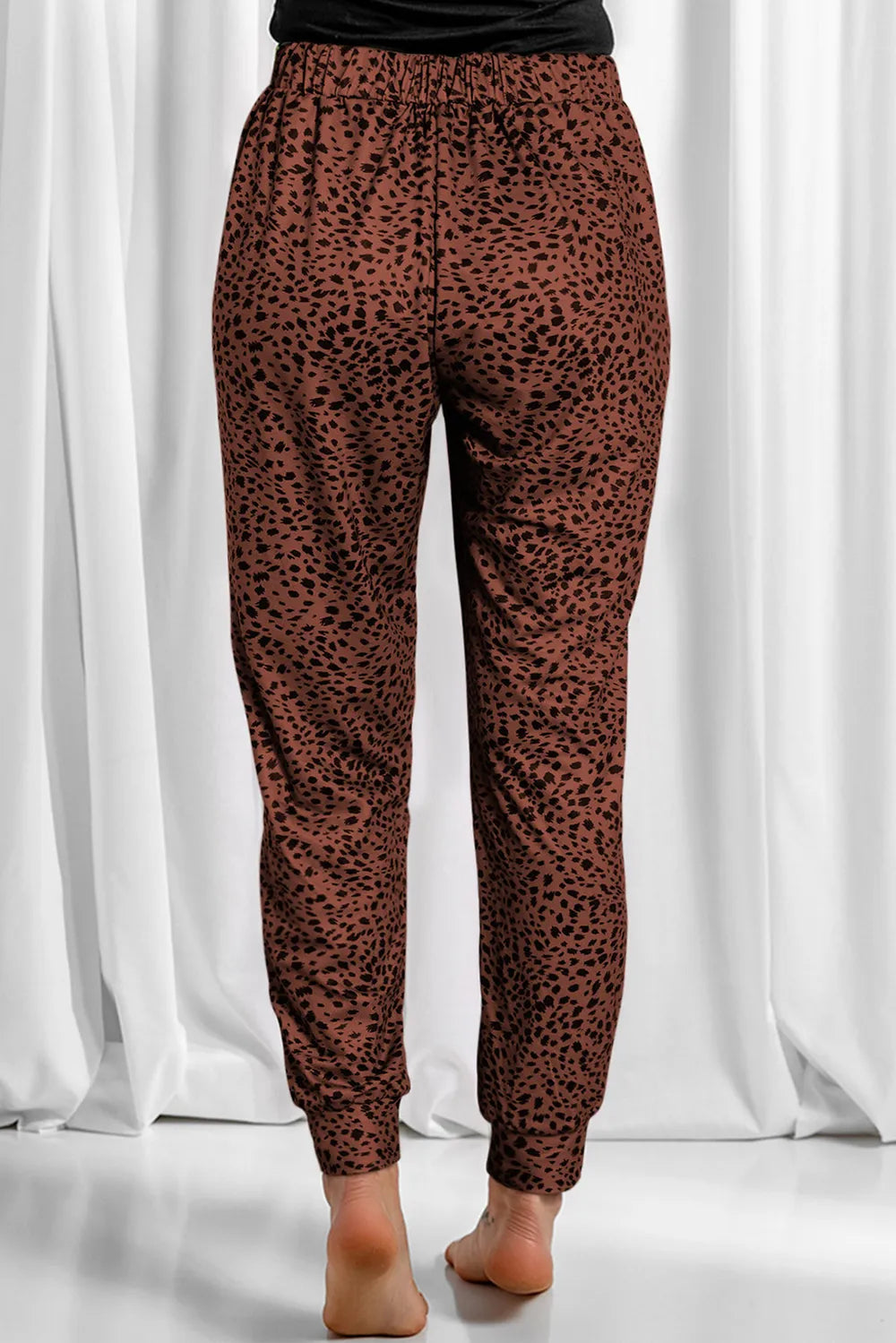 Full Size Leopard Drawstring Pocketed Pants – Trendsi | ClozArt