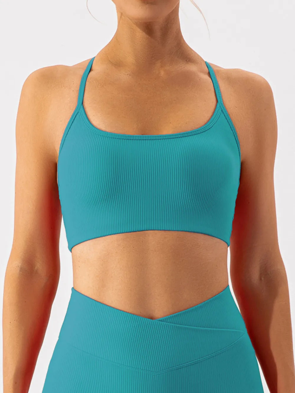 Spaghetti Strap Active Bra – Trendsi | ClozArt