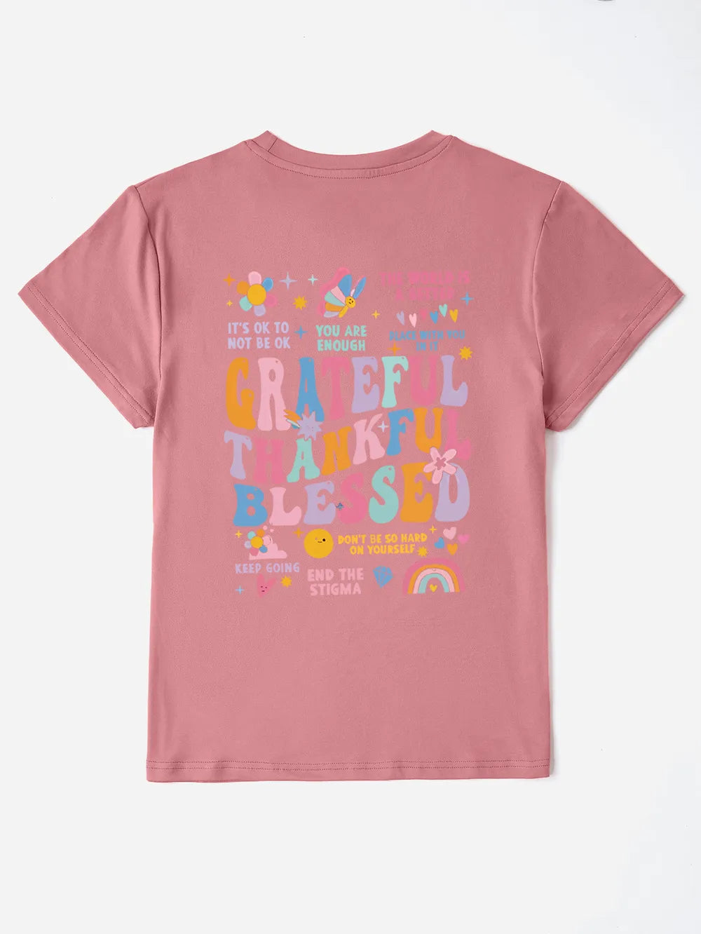 Letter Graphic Round Neck Short Sleeve T-Shirt – Trendsi | ClozArt