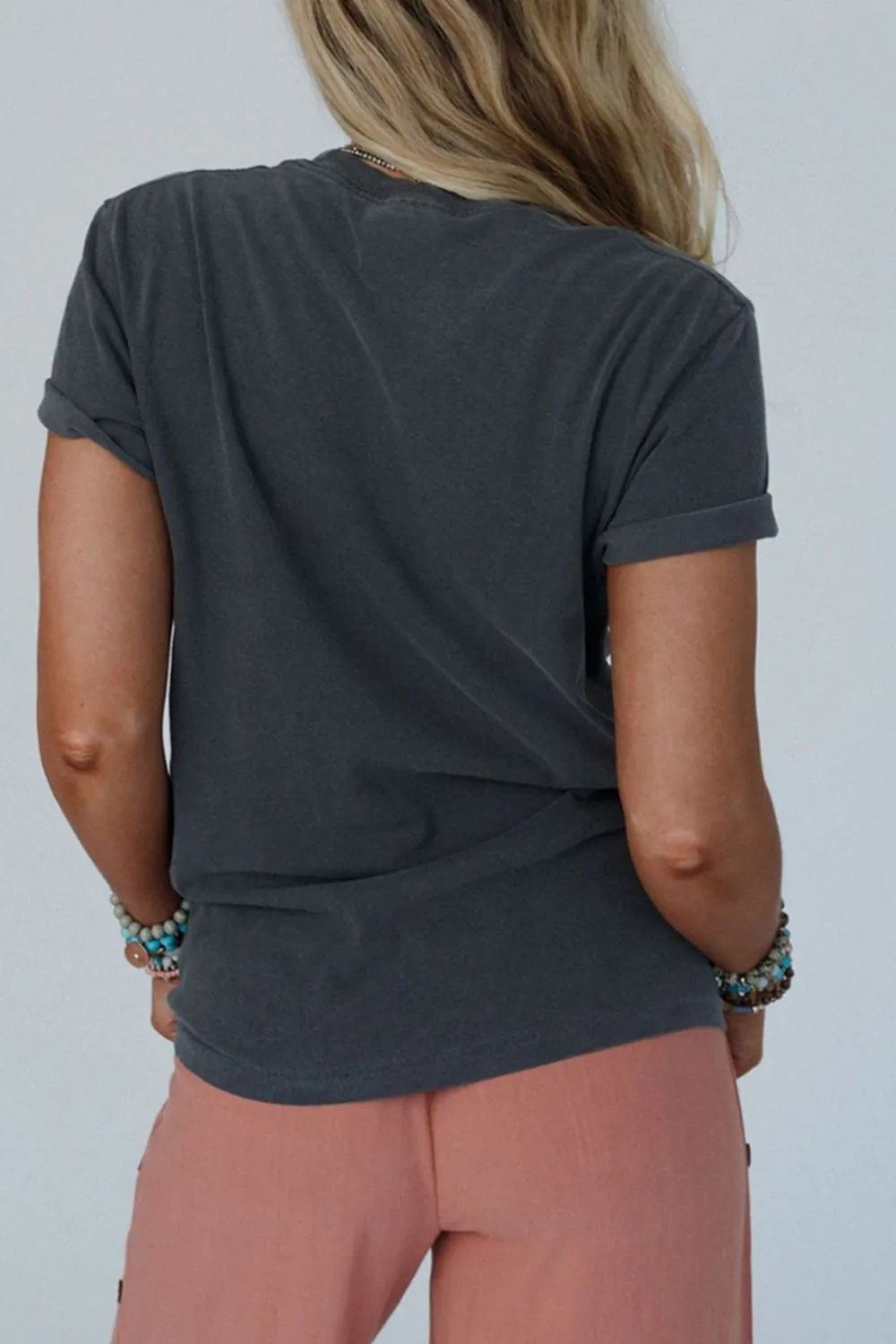 RISE WITH THE SUN Graphic Round Neck Short Sleeve T-Shirt – Trendsi | ClozArt