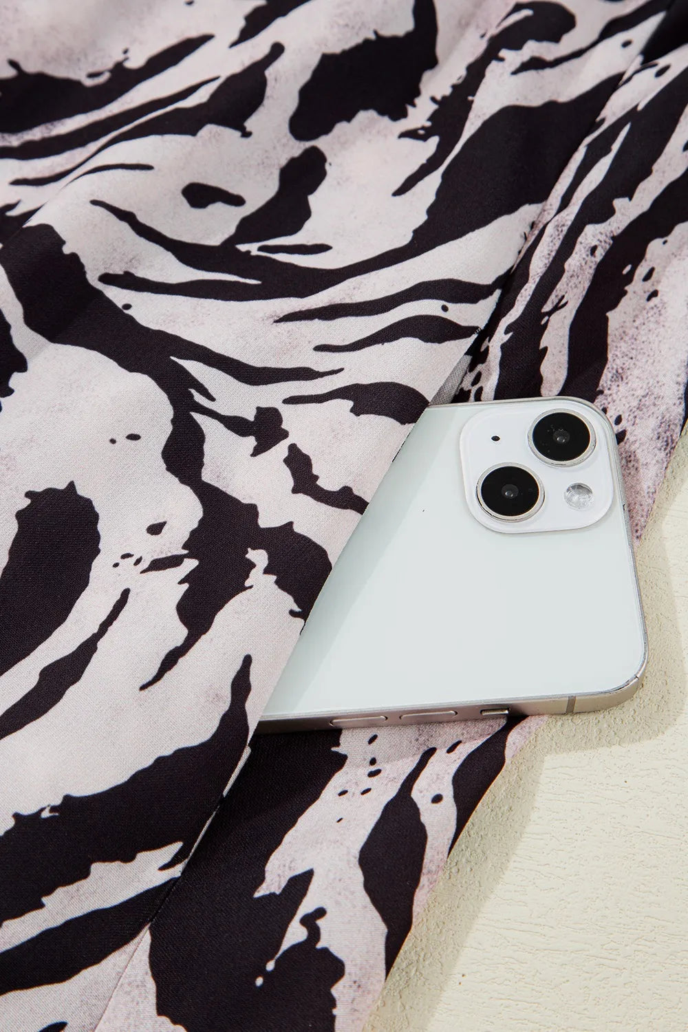 Abstract Print Tie Back Maxi Cami Dress – Trendsi | ClozArt