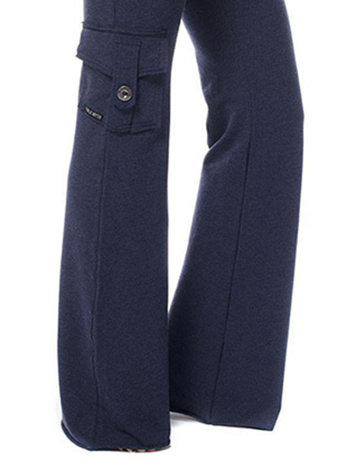 Mid Waist Pants with Pockets – Trendsi | ClozArt