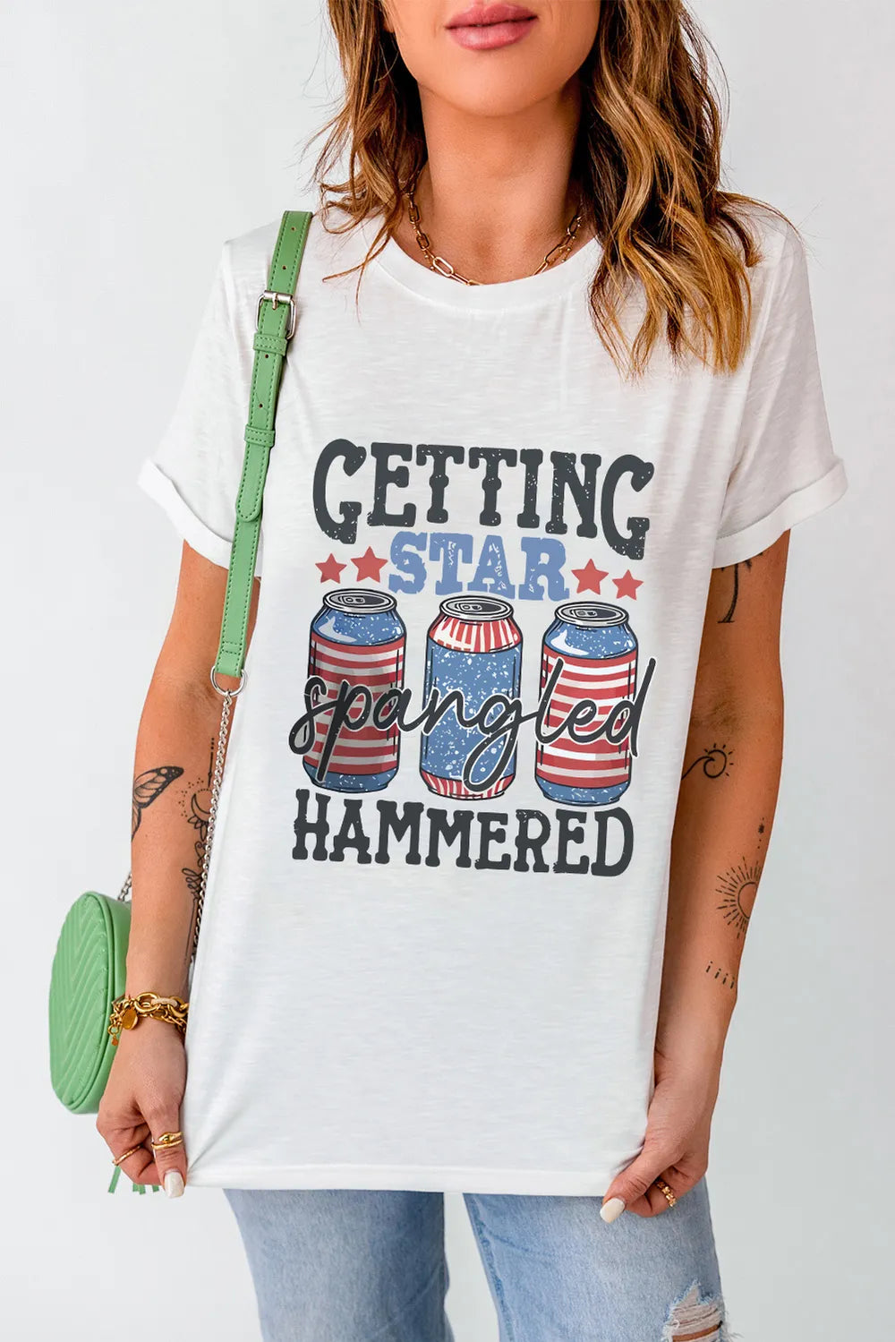 Graphic Round Neck Short Sleeve T-Shirt – Trendsi | ClozArt