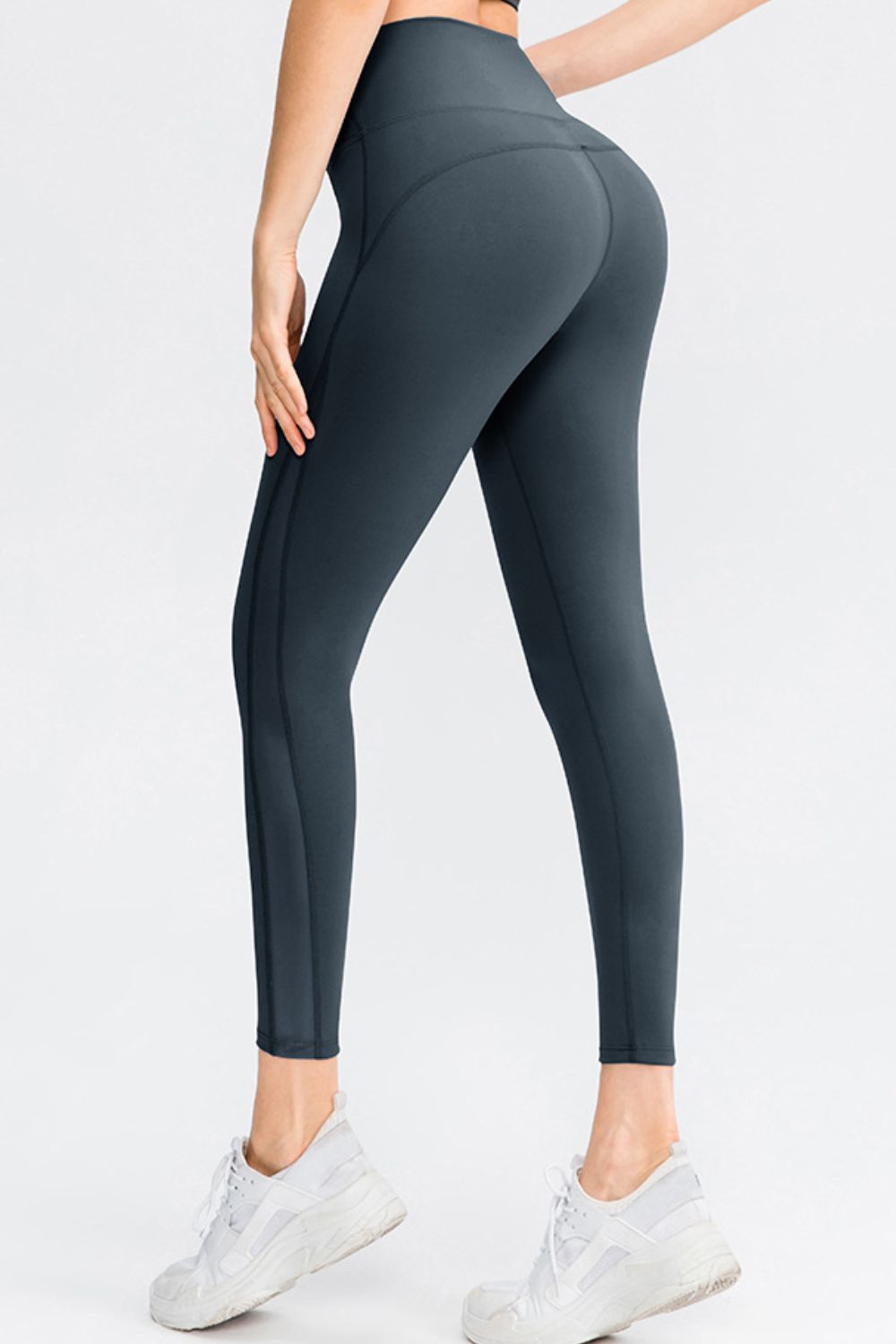 Wide Waistband Slim Fit Long Sports Pants – Trendsi | ClozArt