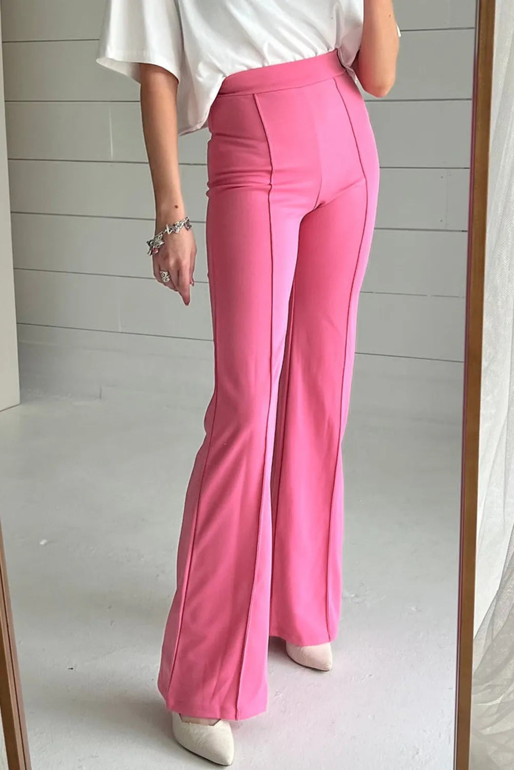 High Waist Straight Leg Pants – Trendsi | ClozArt