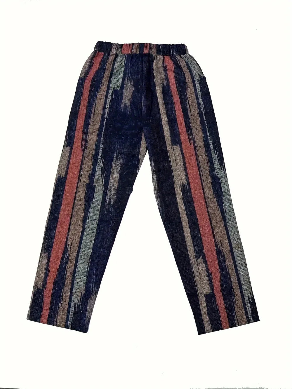 Striped Pocketed Elastic Waist Pants – Trendsi | ClozArt
