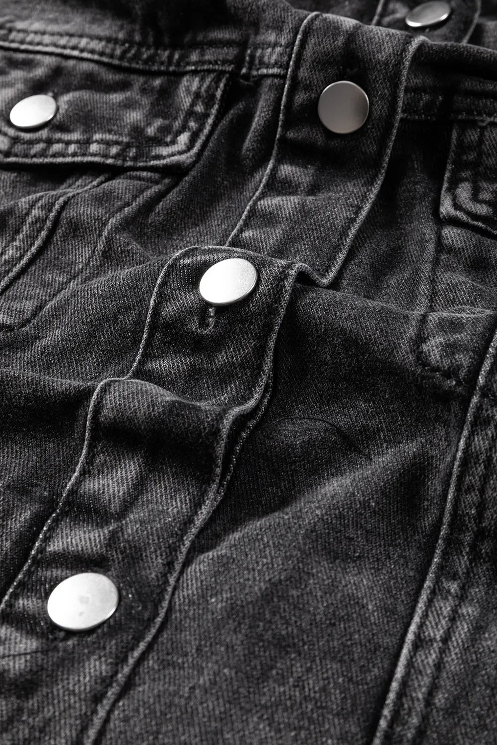 Distressed Drawstring Long Sleeve Hooded Denim Jacket – Trendsi | ClozArt