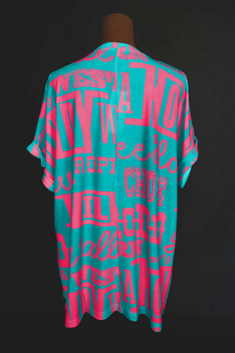 Rose Cowboy Letter Print Graphic Loose Tee – Shewin | ClozArt