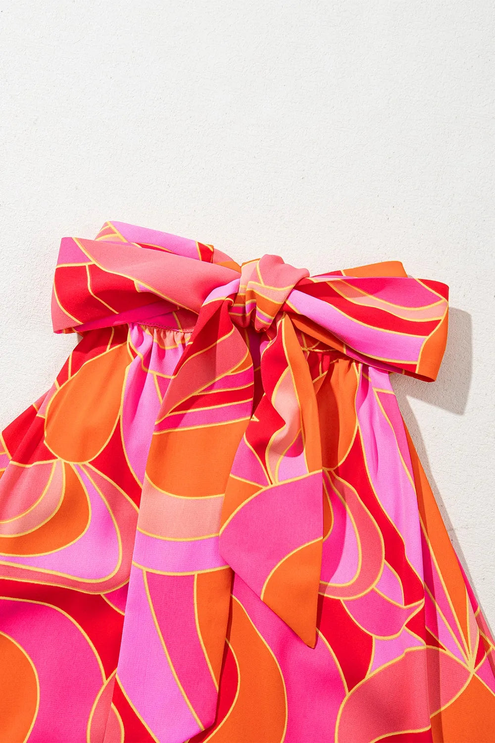 Contrast Grecian Neck Maxi Dress – Trendsi | ClozArt