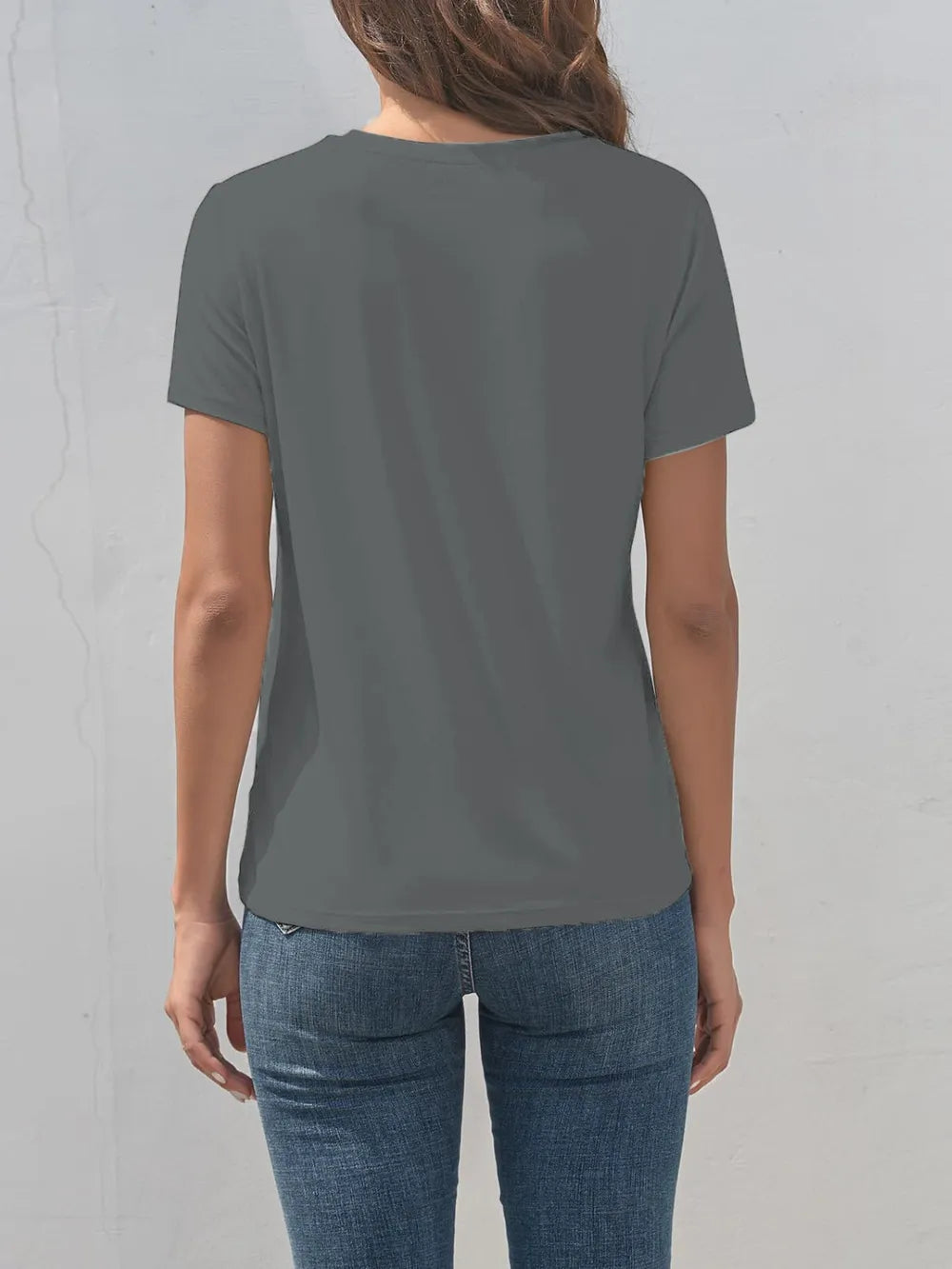 Graphic Round Neck Short Sleeve T-Shirt – Trendsi | ClozArt