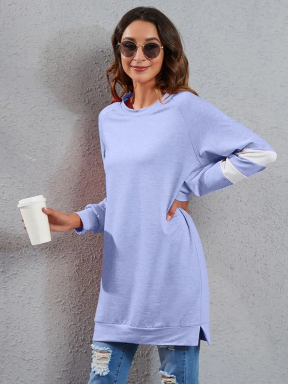 Full Size Striped Round Neck Long Sleeve T-Shirt – Trendsi | ClozArt