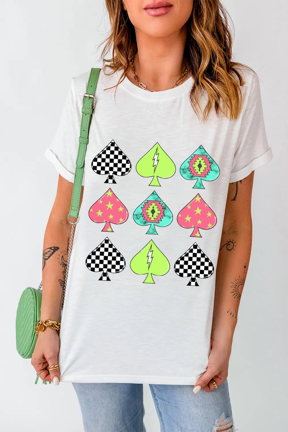 Graphic Round Neck Short Sleeve T-Shirt – Trendsi | ClozArt
