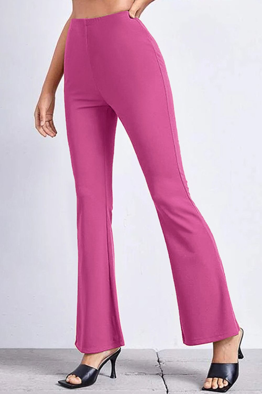 High Rise Flare Pants – Trendsi | ClozArt