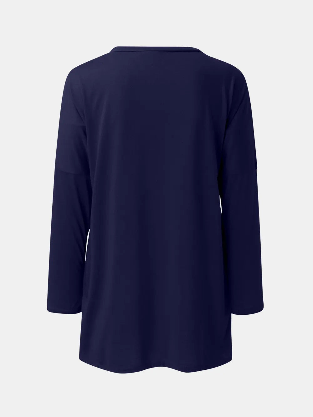 Full Size Round Neck Long Sleeve T-Shirt – Trendsi | ClozArt
