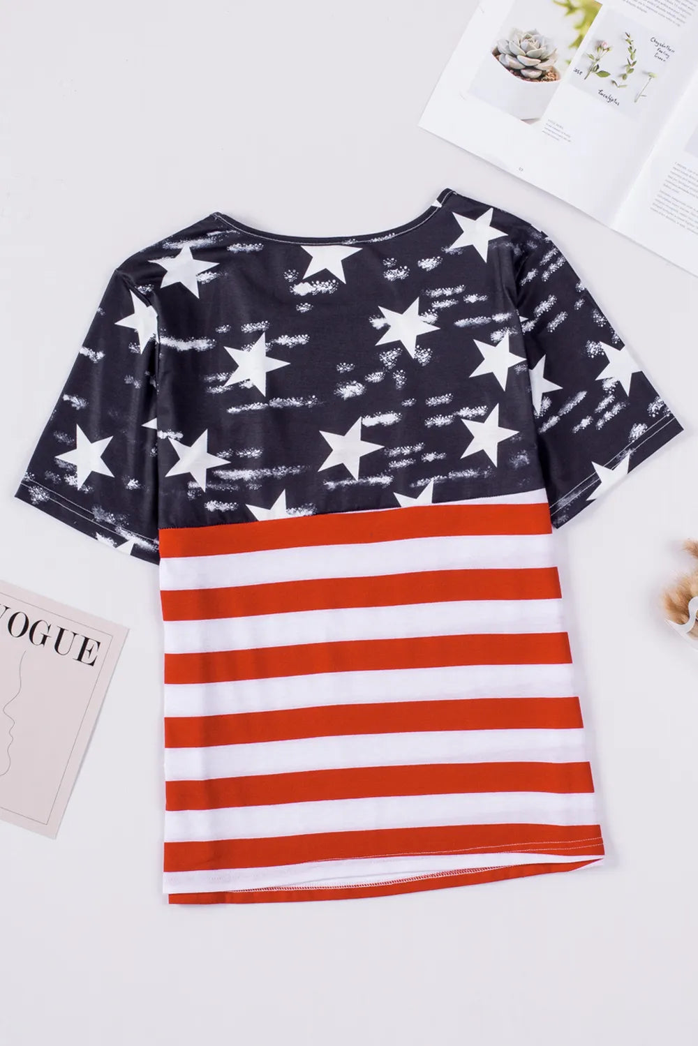Cutout Striped Round Neck Short Sleeve T-Shirt – Trendsi | ClozArt