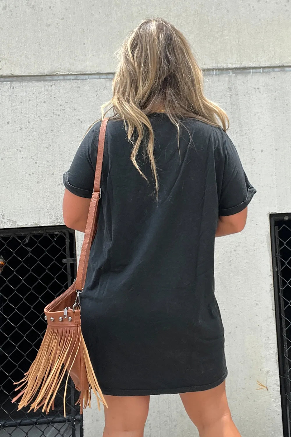 Graphic Round Neck Short Sleeve Tee Dress – Trendsi | ClozArt