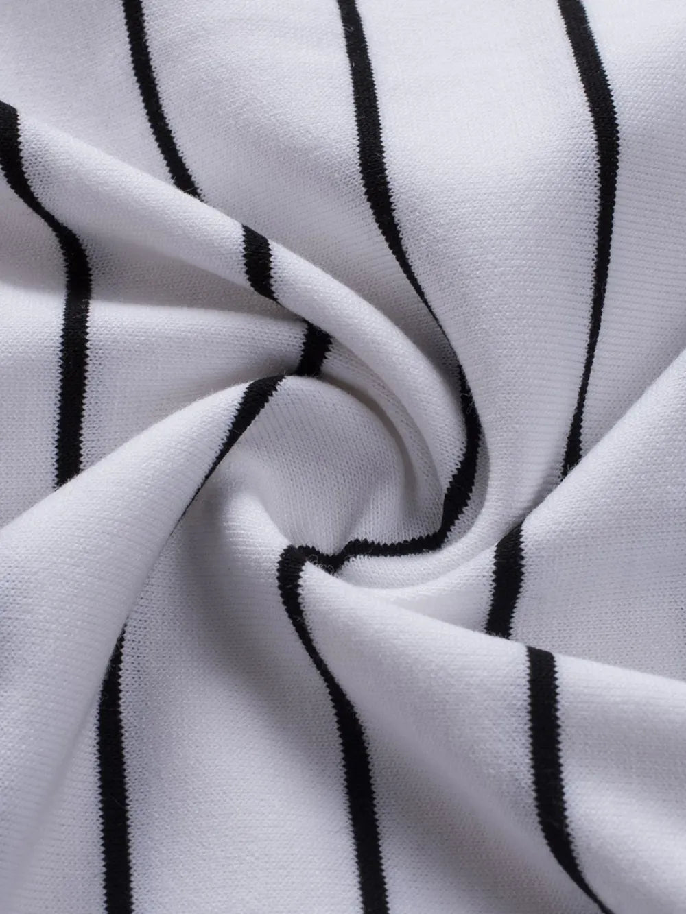 Striped Round Neck Short Sleeve T-Shirt – Trendsi | ClozArt