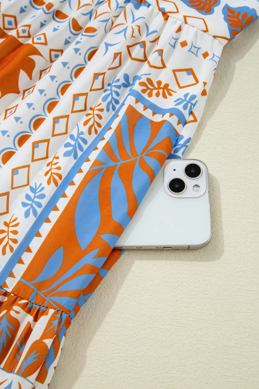 Printed Smocked Back Ricrac Trim Cami Dress – Trendsi | ClozArt