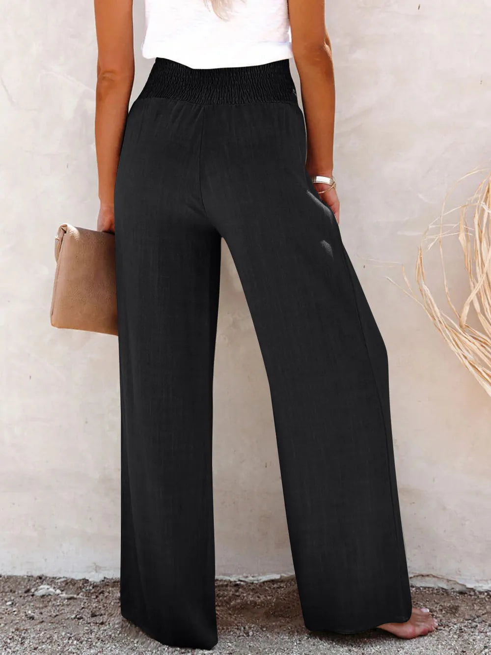 Full Size Decorative Button High Waist Pants – Trendsi | ClozArt
