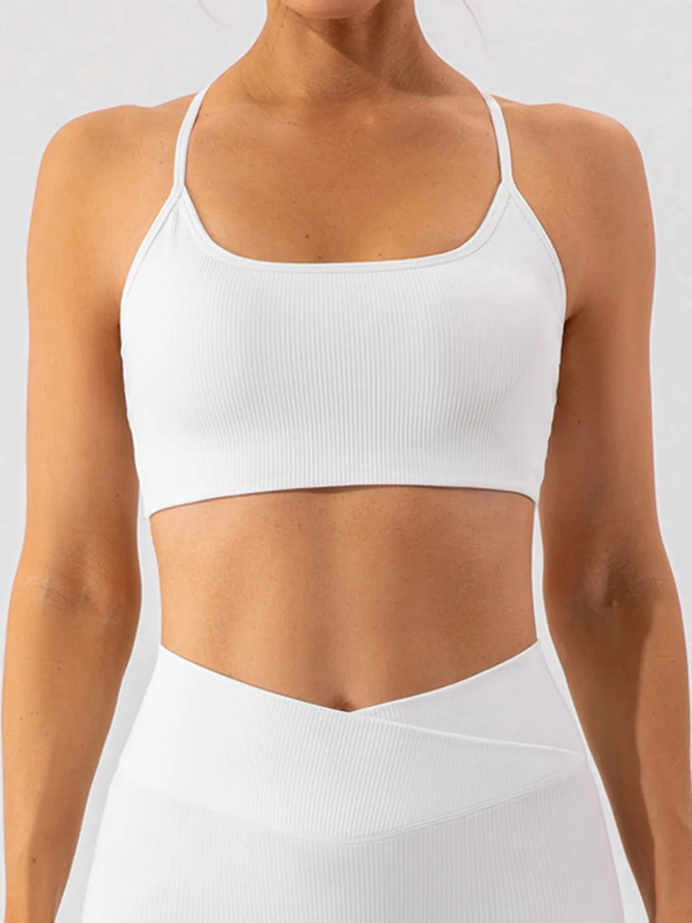 Spaghetti Strap Active Bra – Trendsi | ClozArt