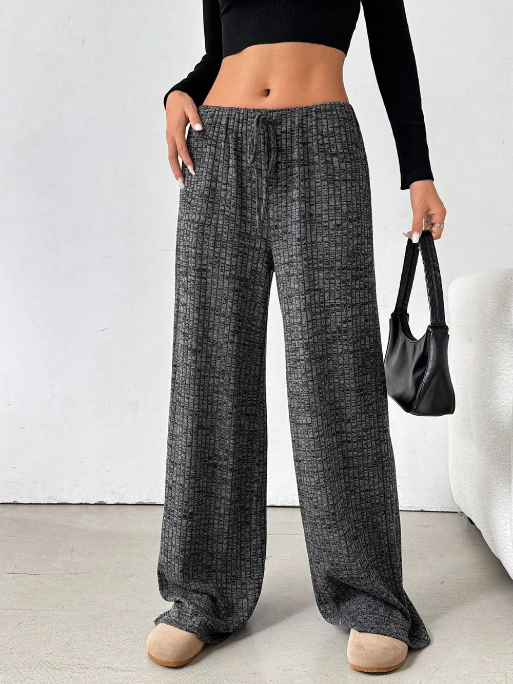 Tied Striped Wide Leg Pants – Trendsi | ClozArt