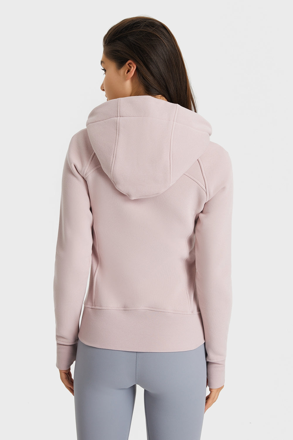 Millennia Zip Up Seam Detail Hooded Sports Jacket – Trendsi | ClozArt