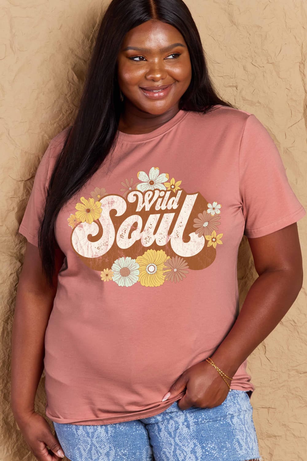 Simply Love Full Size WILD SOUL Graphic Cotton T-Shirt – Trendsi | ClozArt