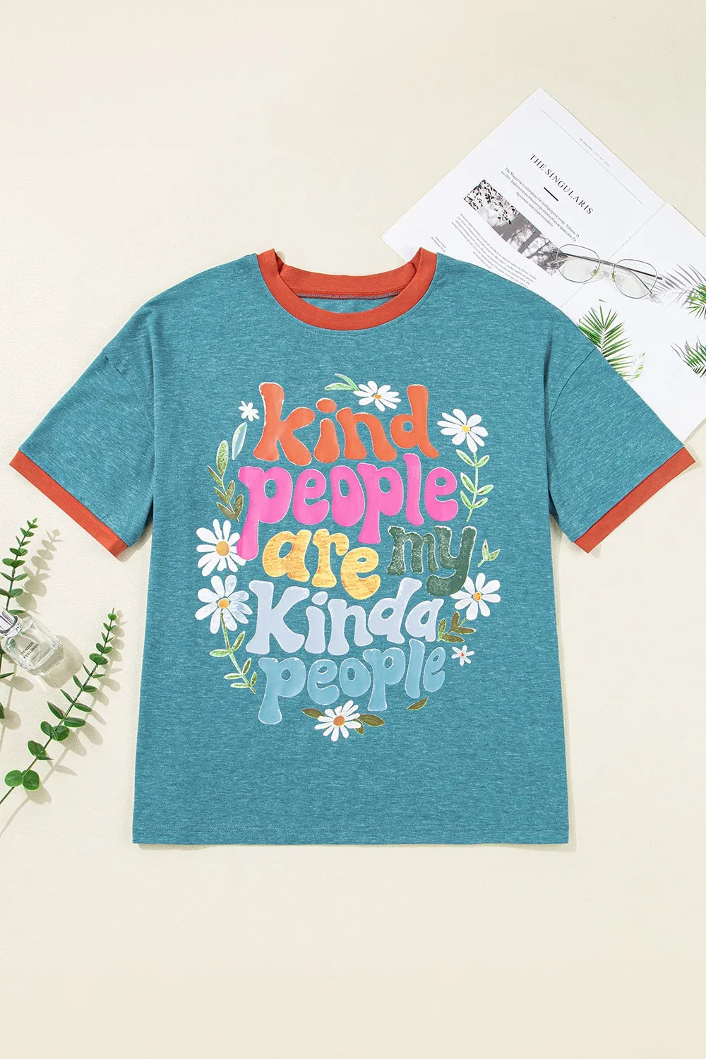 Kind People are My Kind People Graphic Oversized T-Shirt – Trendsi | ClozArt
