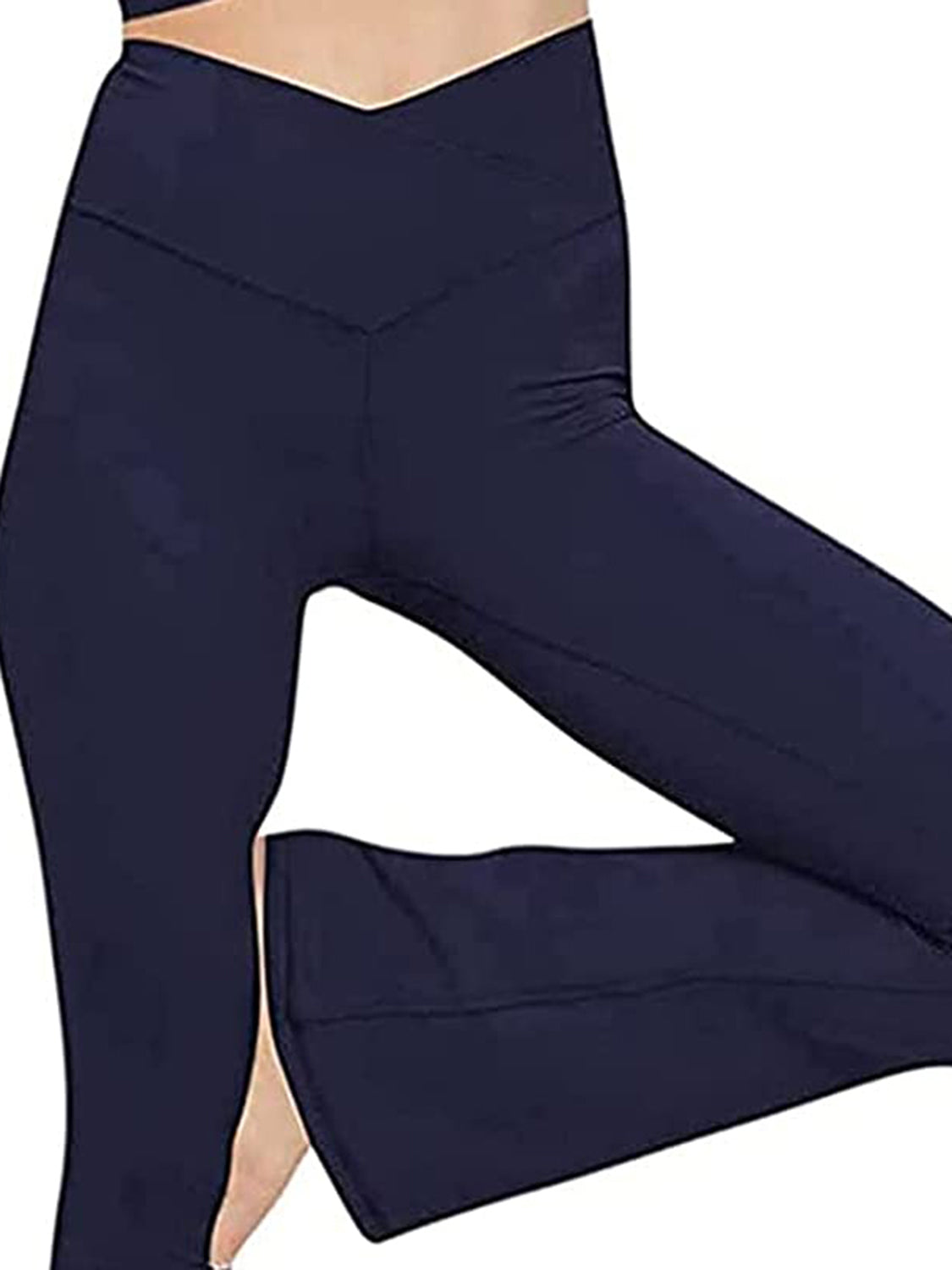 V-Waist Bootcut Long Pants – Trendsi | ClozArt